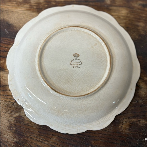 Vintage James Kent Ltd. Yellow Fruit Design Plate - Picture 4 of 6